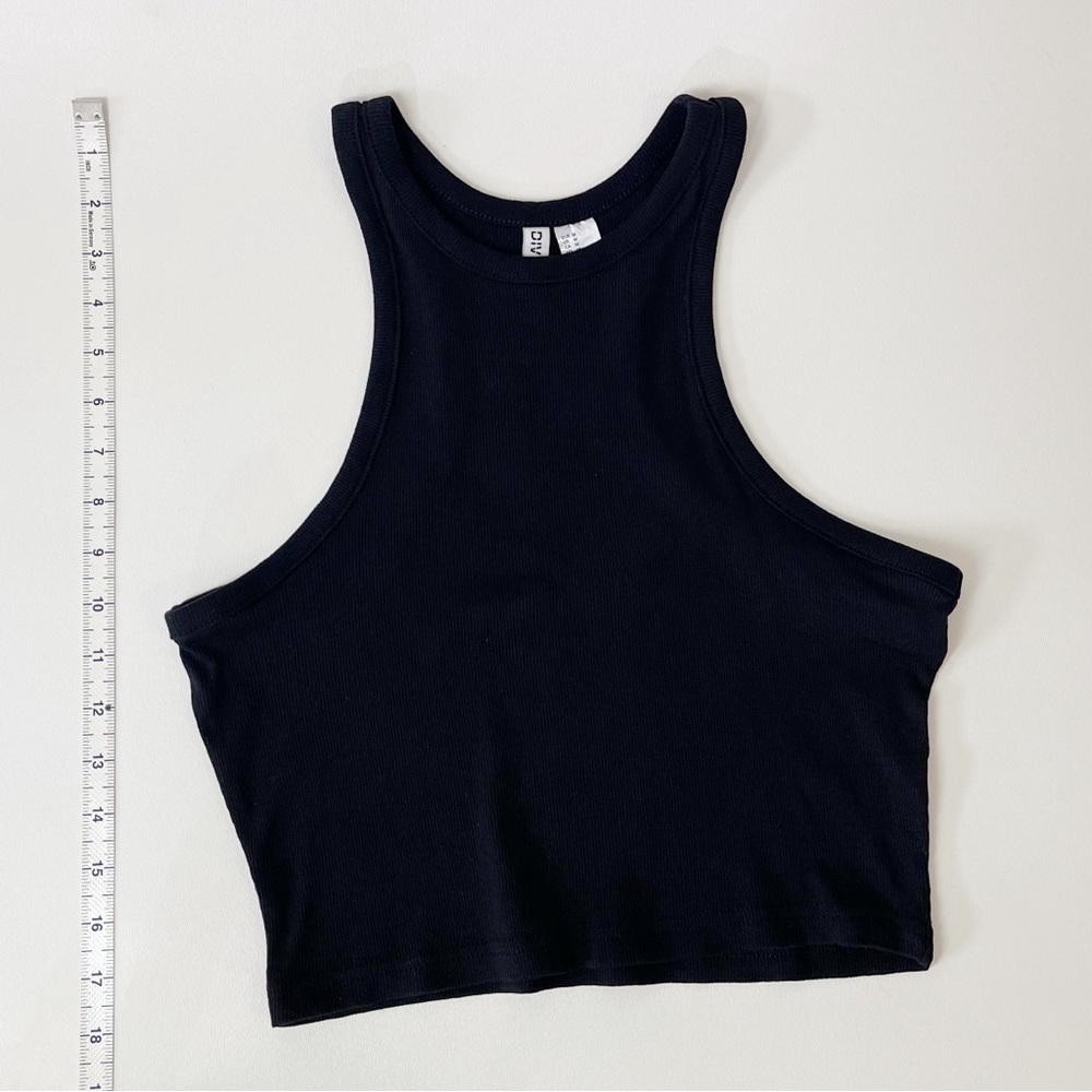 Divided by H&M Cropped Racerback Tank Top - Picture 7 of 8